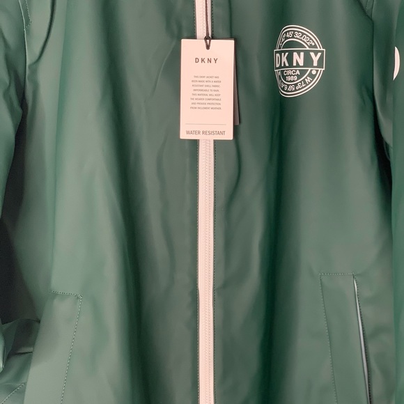 DKNY Waterproof trench coat 🧥 Green L - Picture 7 of 9
